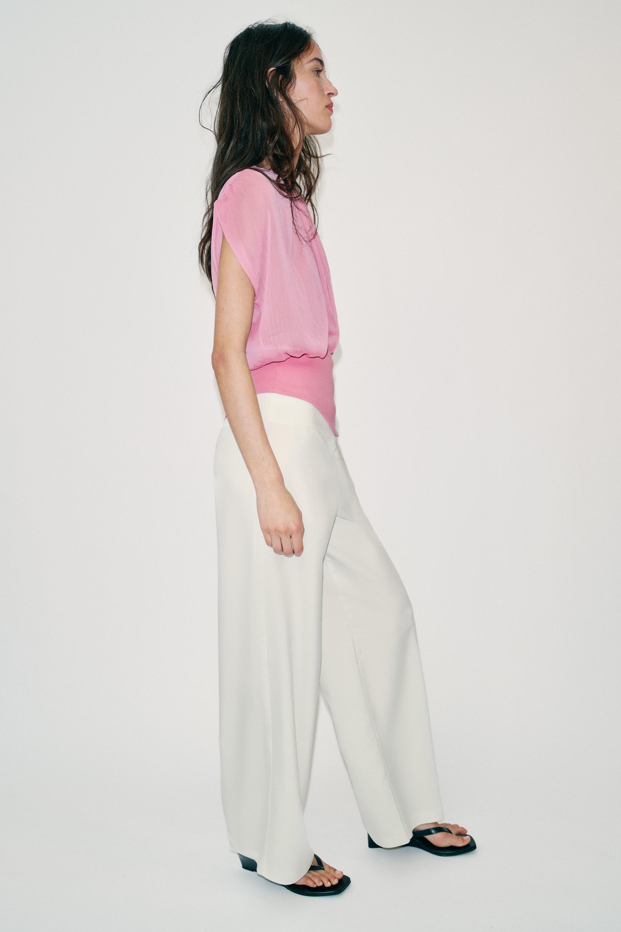 COMBINATION GEORGETTE TOP
